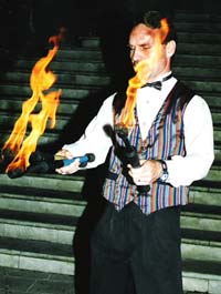 Fire Juggling Artist